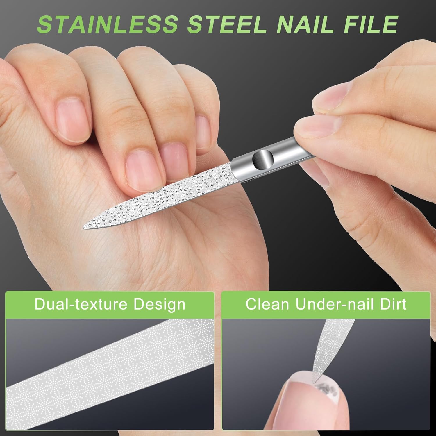 HANGWENG Edgy Angled Finger Nail Cutters for Adult