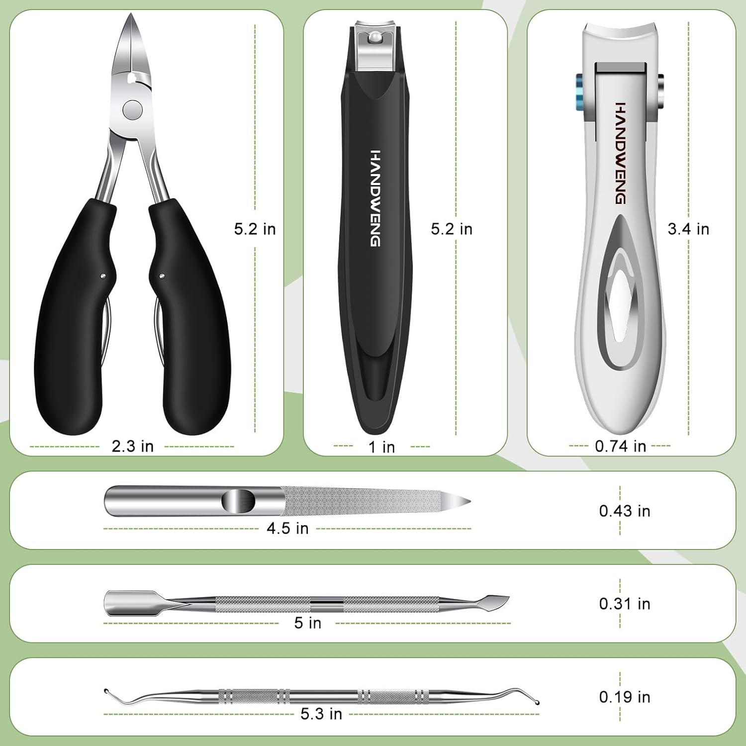 HANDWENG Nail Clipper Set